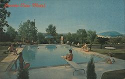 Pocono View Motel Sciota, PA Pocono Scenicards Postcard Postcard Postcard