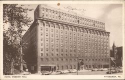 Hotel Webster Hall Postcard