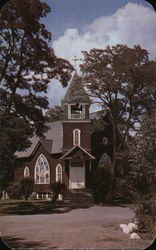 Methodist Church in the Poconos Mountainhome, PA Postcard Postcard Postcard