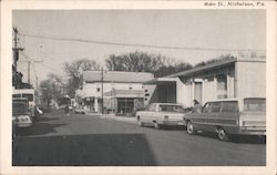 Main St. Nicholson, PA Postcard Postcard Postcard