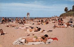 Sunbathing - Indiana Dunes State Park Postcard