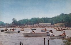 Boat Show and Water Carnival on Lake Shafer Monticello, IN Postcard Postcard Postcard