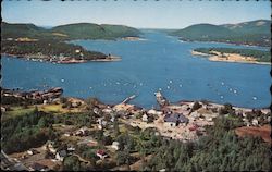 Southwest Harbor and Somes Sound Postcard
