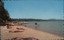 Long Beach East Sebago, ME Postcard Postcard Postcard