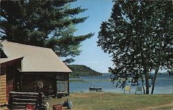 Sebec Lake from Packard's Camp Postcard