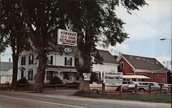 Howard's Red Barn Restaurant Postcard