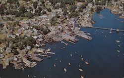 Airview of Boothbay Harbor, Maine Postcard