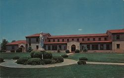 Assumption Hall and Patio, College of St. Joseph on the Rio Grande Postcard