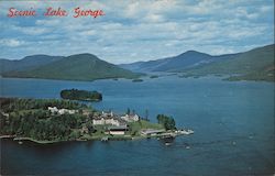 Scenic Lake George Postcard