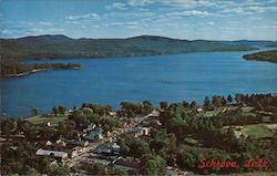 Air View of Schroon Lake New York Richard K. Dean Postcard Postcard Postcard