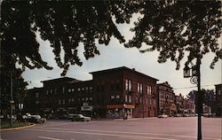 Business District Hamilton, NY Postcard Postcard Postcard