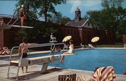 The Dearborn Inn Swimming Pool Postcard