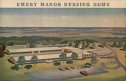 Emery Manor Nursing Home Postcard