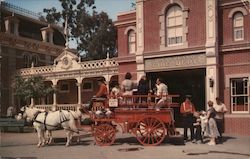 Main Street U.S.A. Disneyland Postcard