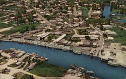 Aerial View of Tarpon Springs Postcard