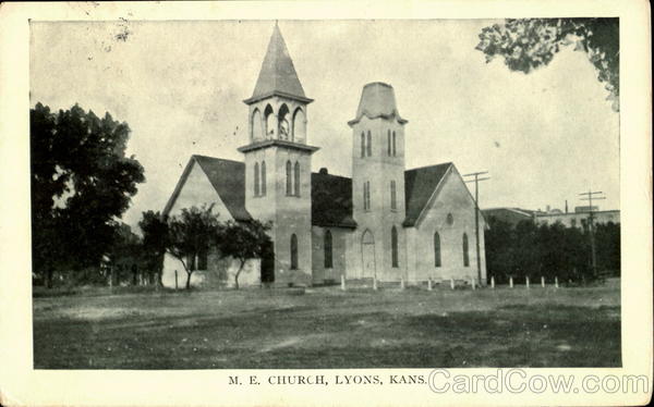 M. E. Church Lyons Kansas
