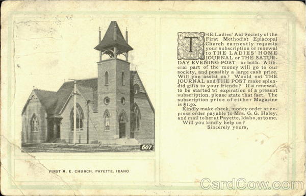 First M. E. Church Payette Idaho