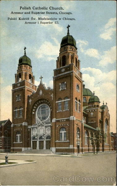 Polish Catholic Church, Armour And Superior Streets Chicago Illinois
