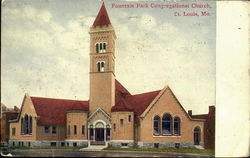 Fountain Park Congregational Church St. Louis, MO Postcard Postcard