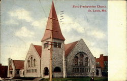 First Presbyterian Church St. Louis, MO Postcard Postcard