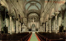 Interior St. Anthony'S Church St. Louis, MO Postcard Postcard