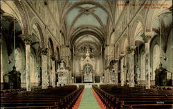 Interior St. Anthony'S Church Postcard