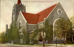 Lindell Avenue M.E. Church Postcard