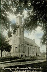 Congressional Church Litchfield, MI Postcard Postcard