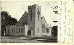 Ganson Street Bapist Church Postcard