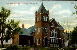 Bapist Church Traverse City, MI Postcard Postcard