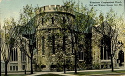 Westminster Congregational Church, 36th And Walnut Postcard