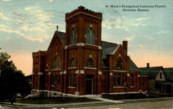 St. Mark'S Evangelical Church Atchison, KS Postcard Postcard