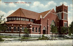 Presbyterian Church Coffeyville, KS Postcard Postcard