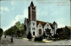 First Baptist Church, St. Charles Avenue New Orleans, LA Postcard Postcard