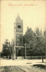 Presbyterian Church Hartford City, IN Postcard Postcard