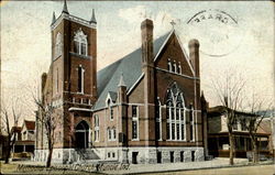 Methodist Episcopal Church Muncie, IN Postcard Postcard
