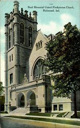 Reid Memorial United Presbuterian Church Richmond, IN Postcard Postcard