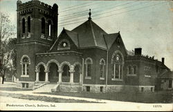 Presbyterian Church Sullivan, IN Postcard Postcard