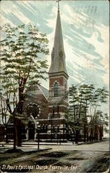 St. Paul's Episcopal Church Evansville, IN Postcard Postcard