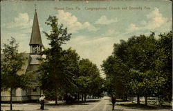 Congregational Church And Donelly Ave Postcard