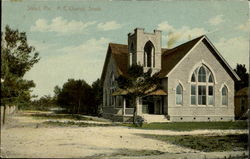 M. E. Church, South Stuart, FL Postcard Postcard