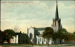 Roman Catholic Church Columbus, GA Postcard Postcard