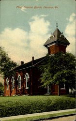 First Presbyterian Church Decatur, GA Postcard Postcard