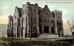 The New M. E. Church Lewiston, ID Postcard Postcard