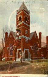 Grace M. E. Church Bloomington, IL Postcard Postcard