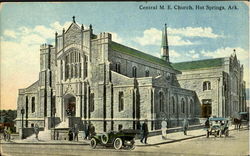 Central M.E. Church Hot Springs, AR Postcard Postcard