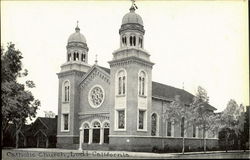 Catholic Church Lodi, CA Postcard Postcard