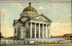 Second Church Of Christ. Scientist " On The Road Of A Thousand Wonders " Los Angeles, CA Postcard Postcard