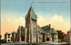 First Methodist Church Postcard