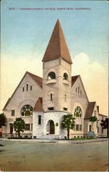 Congregational Church Santa Cruz, CA Postcard Postcard